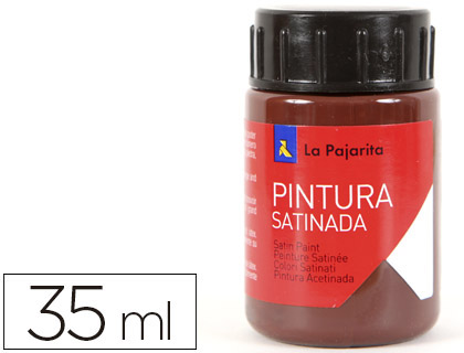 Pintura látex La Pajarita castaña 35ml.